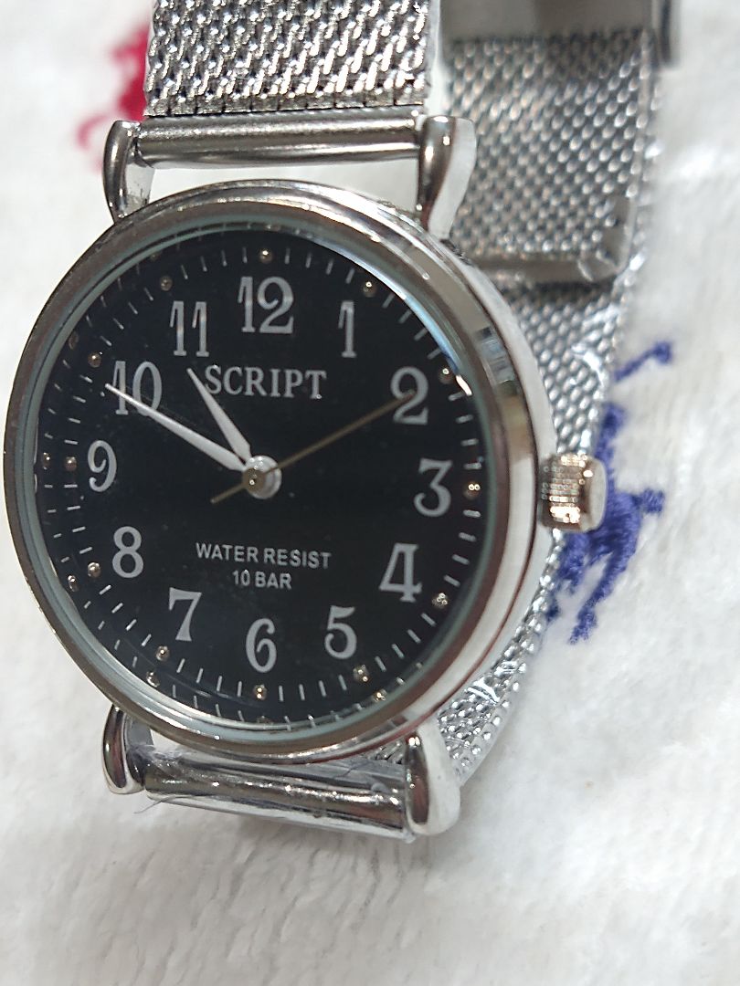 J-axis Script 10BAR Analog Quartz Women