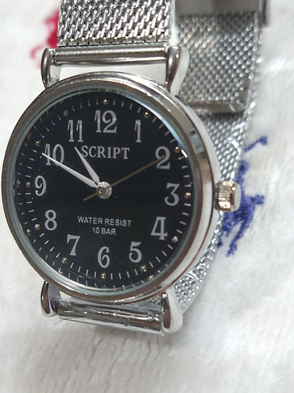 J-axis Script 10BAR Analog Quartz Women