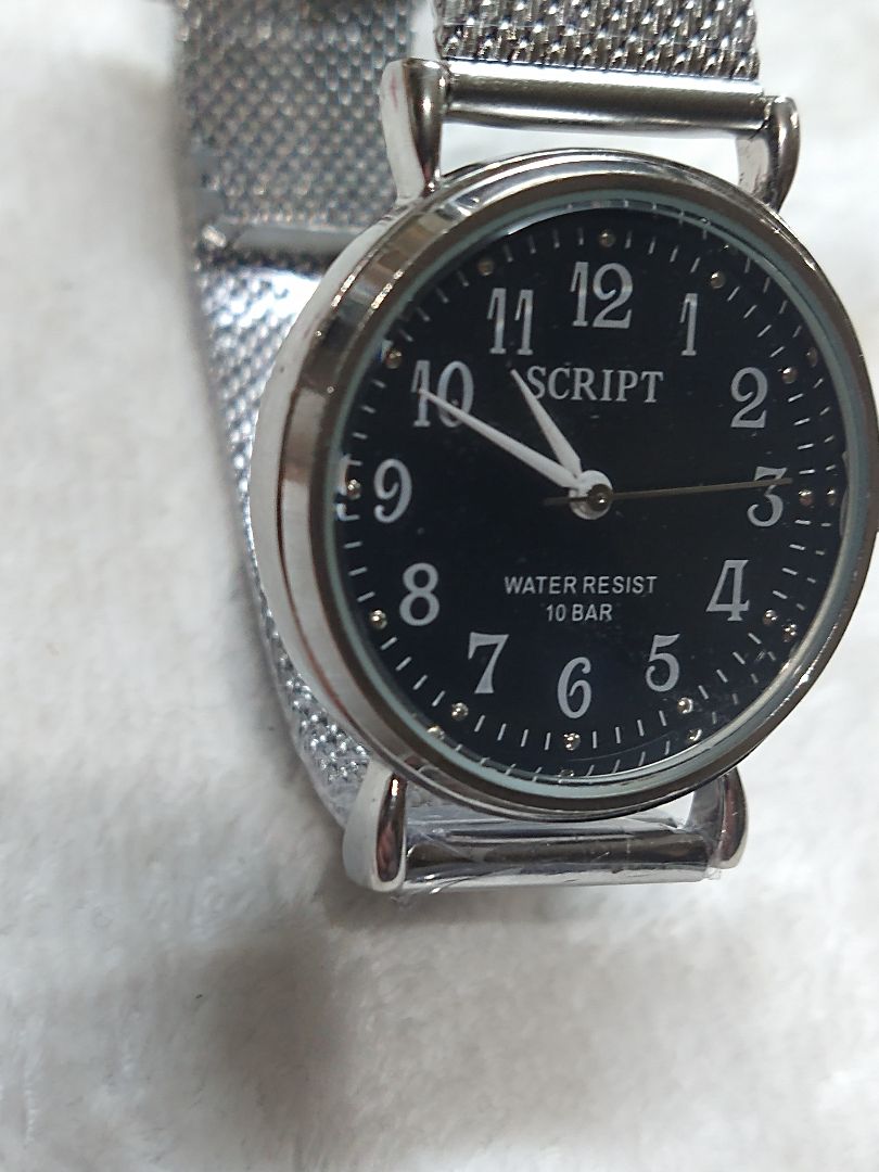 J-axis Script 10BAR Analog Quartz Women