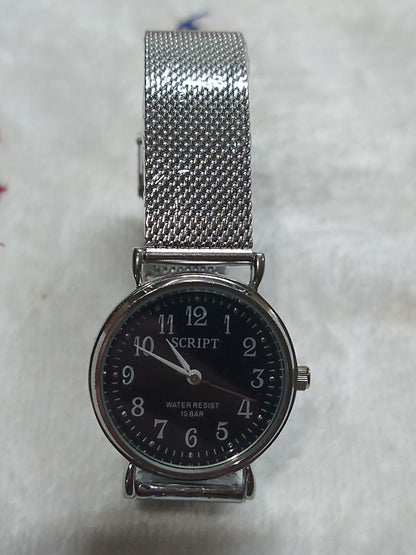 J-axis Script 10BAR Analog Quartz Women