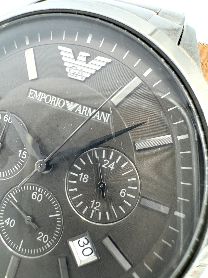 Emporio Armani Analog Quartz Men Chronograph Watch