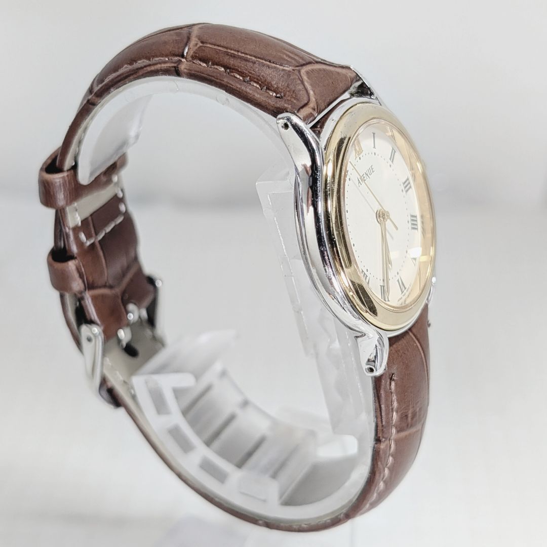 Seiko Avenue Analog Quartz Men Battery & Band Replaced Working Iteml