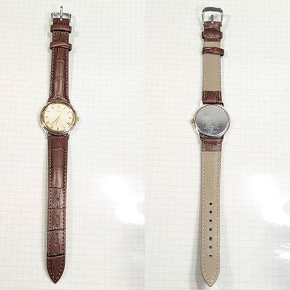 Seiko Avenue Analog Quartz Men Battery & Band Replaced Working Iteml