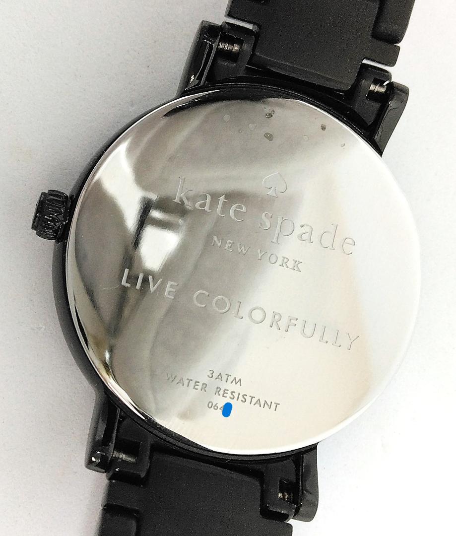 Kate Spade New York Analog Quartz Women ケイト・スペード ニューヨーク ケイトスペード Watch リブカラフリー 中古品 55095