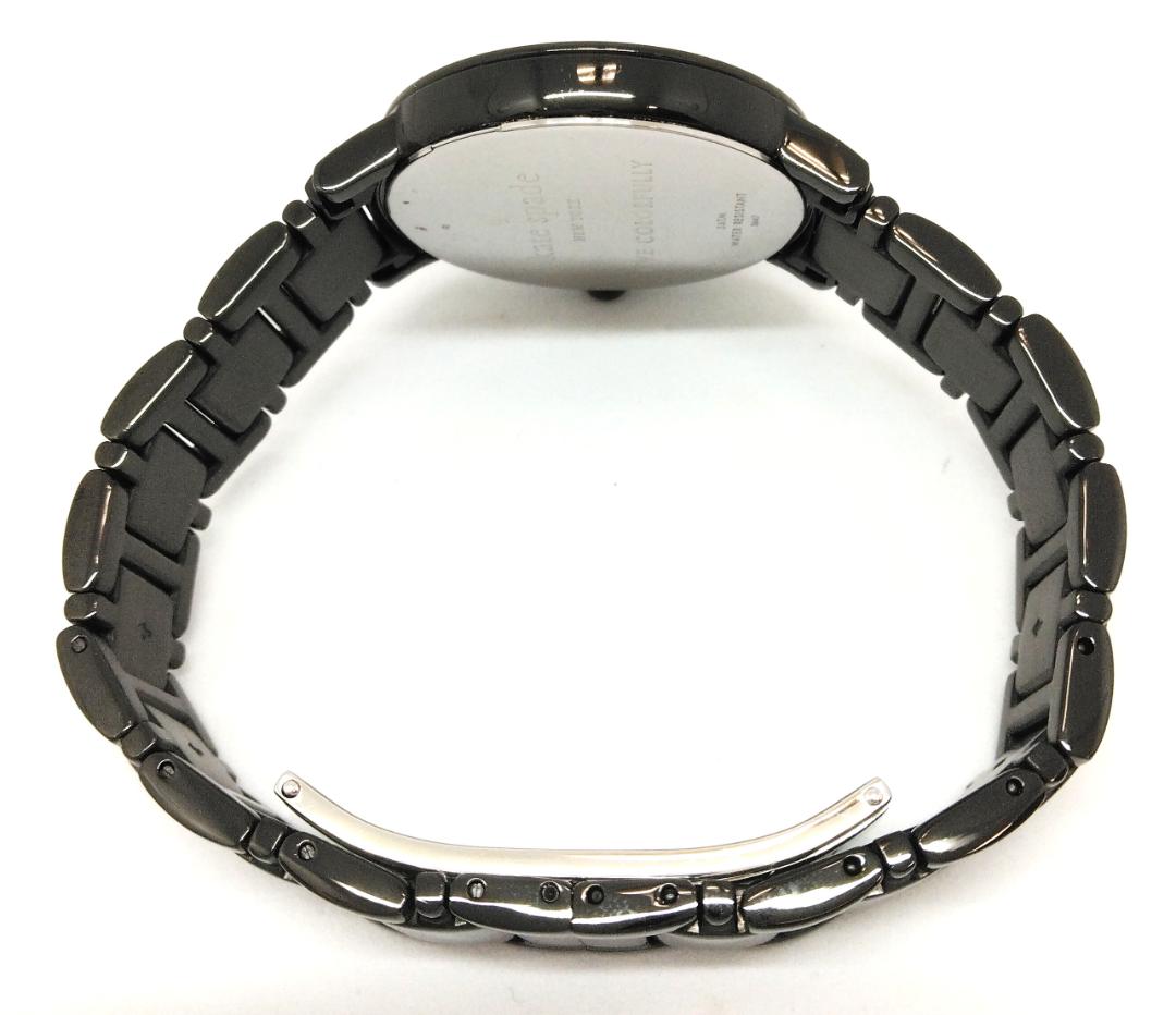 Kate Spade New York Analog Quartz Women ケイト・スペード ニューヨーク ケイトスペード Watch リブカラフリー 中古品 55095