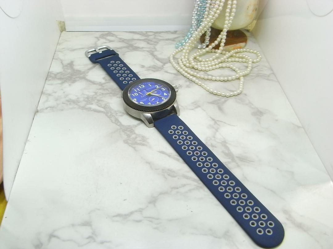 ANDOROID U.S.A Analog Quartz Men Android U.S.A. Retrograde Day-Date Gmt Watch Men'S