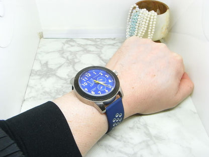 ANDOROID U.S.A Analog Quartz Men Android U.S.A. Retrograde Day-Date Gmt Watch Men'S