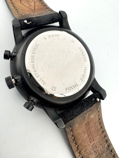Fossil Analog Quartz Men Fs5503 Chronograph Watch