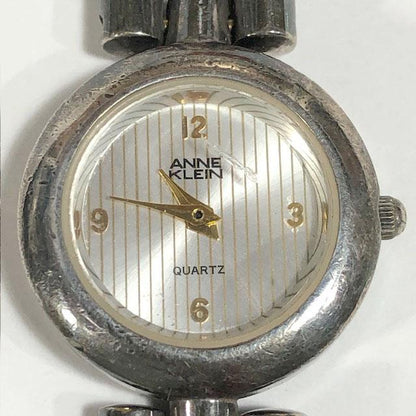 Anne Klein 7372-73 Analog Quartz Women アンネ クライン 希少 アンクライン Womenwatch ライン文字盤 稼働