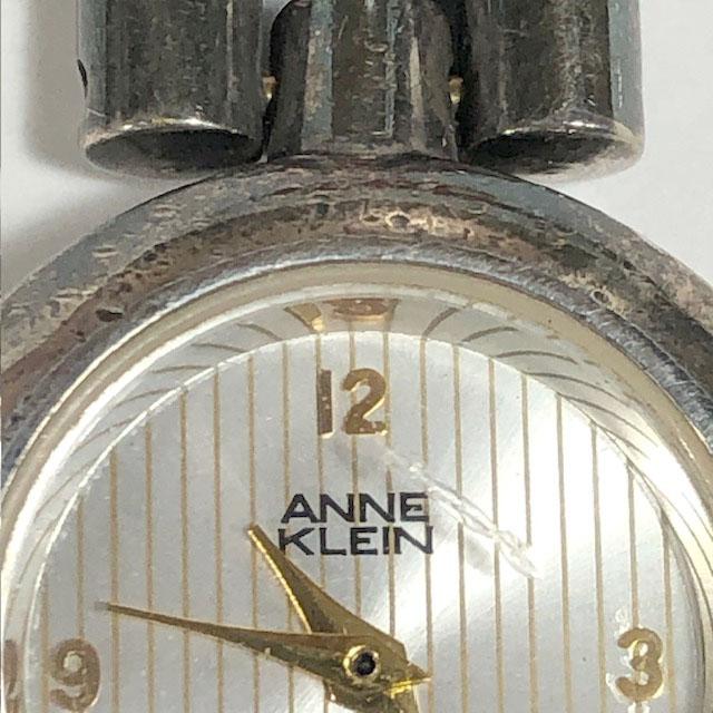 Anne Klein 7372-73 Analog Quartz Women アンネ クライン 希少 アンクライン Womenwatch ライン文字盤 稼働