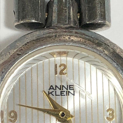 Anne Klein 7372-73 Analog Quartz Women アンネ クライン 希少 アンクライン Womenwatch ライン文字盤 稼働