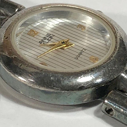 Anne Klein 7372-73 Analog Quartz Women アンネ クライン 希少 アンクライン Womenwatch ライン文字盤 稼働