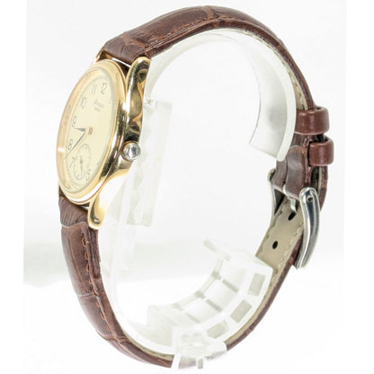 Seiko Avenue Analog Quartz Men Small Seconds Menbattery & Band Replaced Working Item
