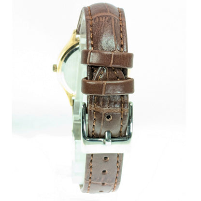 Seiko Avenue Analog Quartz Men Small Seconds Menbattery & Band Replaced Working Item
