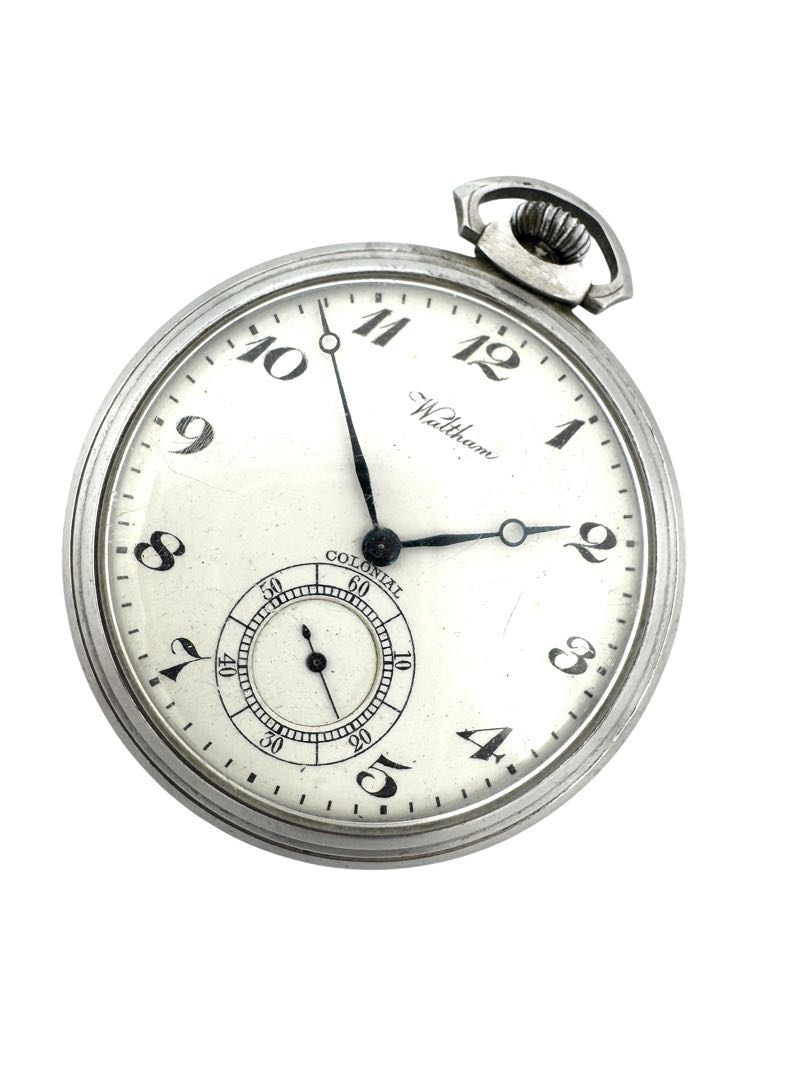 WALTHAM Mechanical Pocket Watch Manual Winding FOR PARTS
