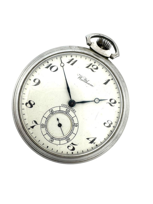 WALTHAM Mechanical Pocket Watch Manual Winding FOR PARTS
