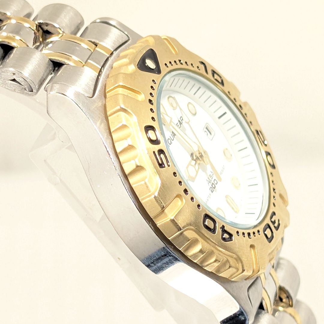 Seiko Alba Aqua Gear Analog Quartz Women Aquagear Battery Replaced Working Item