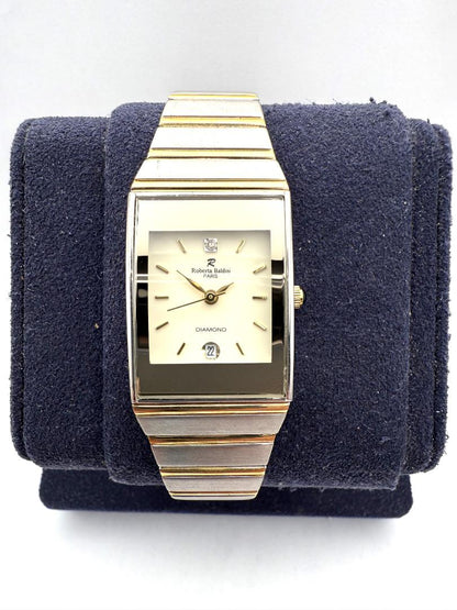 Roberta Baldini Women's Wristwatch 21mm Case Size Gold Tone Band
