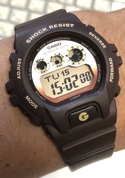 G-Shock Mini GMN-692 Digital Quartz Men ジーショック Casio チョコ ブロンズ 三ツ目 ブラウン 茶