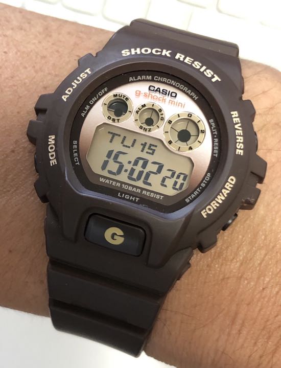 G-Shock Mini GMN-692 Digital Quartz Men ジーショック Casio チョコ ブロンズ 三ツ目 ブラウン 茶