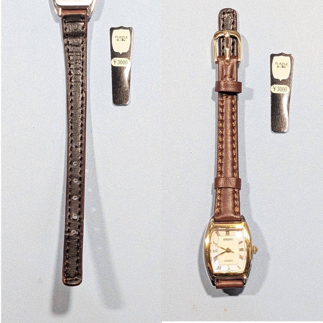 Seiko Lucent Analog Quartz Women Battery & Band Replaced Working Item