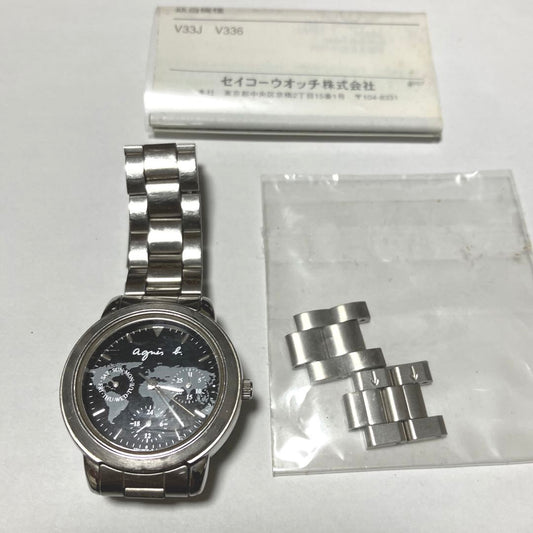 Agnes B. V33J-0010 Analog Quartz Women