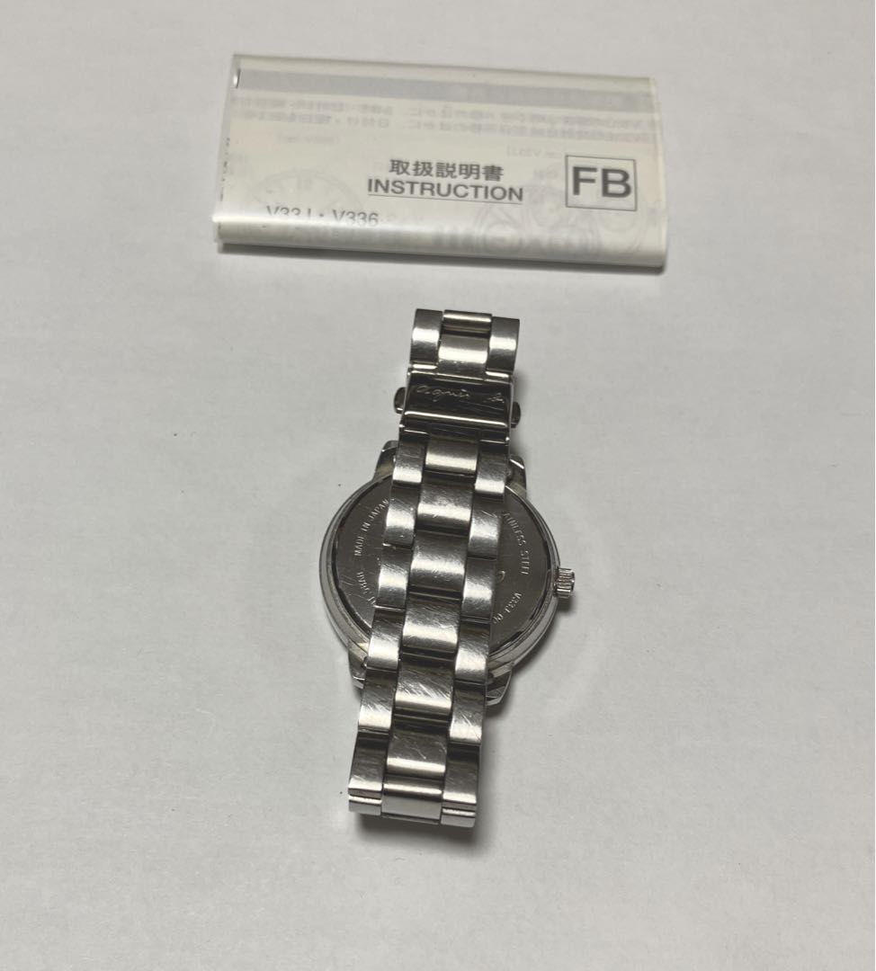 Agnes B. V33J-0010 Analog Quartz Women