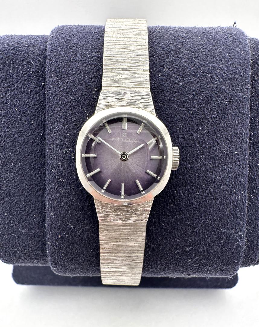 Edox Vintage Ladies Watch 20033 Analog Mechanical (Manual) Women Wristwatch - 18Mm Case, Hand-Wound