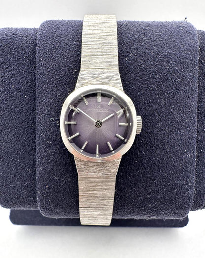 Edox Vintage Ladies Watch 20033 Analog Mechanical (Manual) Women Wristwatch - 18Mm Case, Hand-Wound
