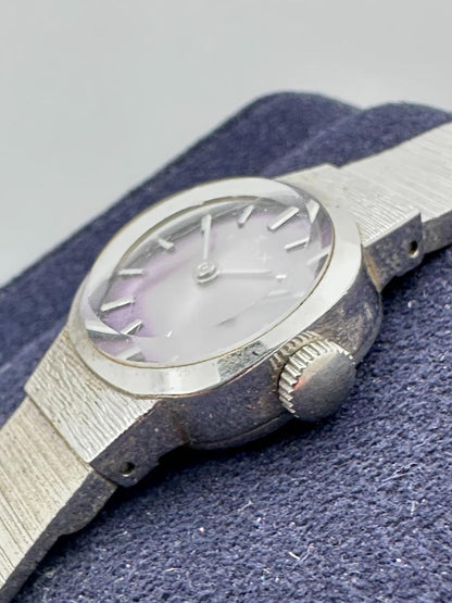 Edox Vintage Ladies Watch 20033 Analog Mechanical (Manual) Women Wristwatch - 18Mm Case, Hand-Wound