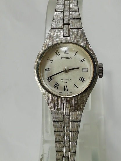 Seiko SALVIA 11-0370 Analog Mechanical (Manual) Women Watch Solar 21Jewels Manual Winding Bracelet Type Working Item