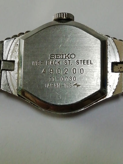 Seiko SALVIA 11-0370 Analog Mechanical (Manual) Women Watch Solar 21Jewels Manual Winding Bracelet Type Working Item