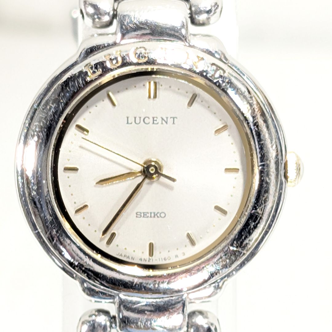 Seiko Lucent Analog Quartz Women Battery Replaced Working Item