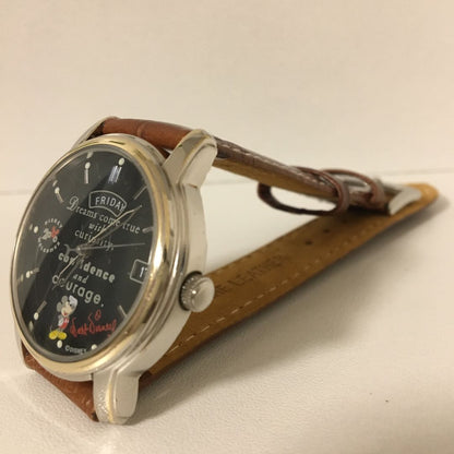 Seiko Alba Disney Analog Quartz Men Rare Retro Mickey Watch