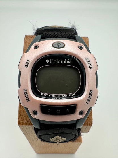 Columbia Digital Quartz Women Watch Pink X Black Y2K