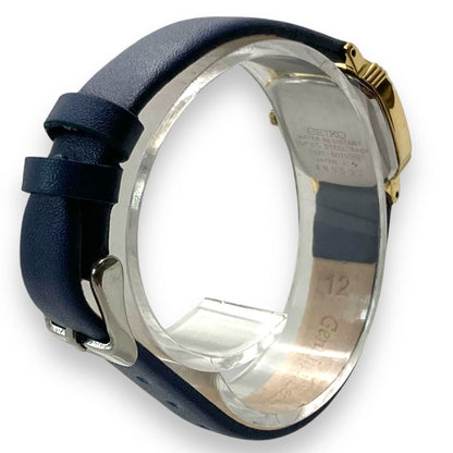 Seiko Analog Quartz Women Watch Sgp Gold Plated Square Case 3-Hand