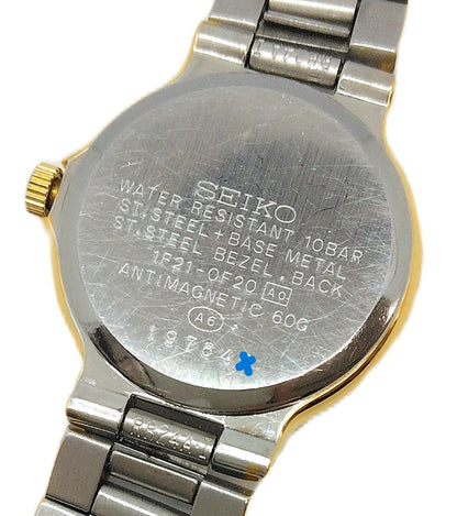 Seiko spirit 1F21-0F20 Analog Quartz Women Watch Pre-owned 56095