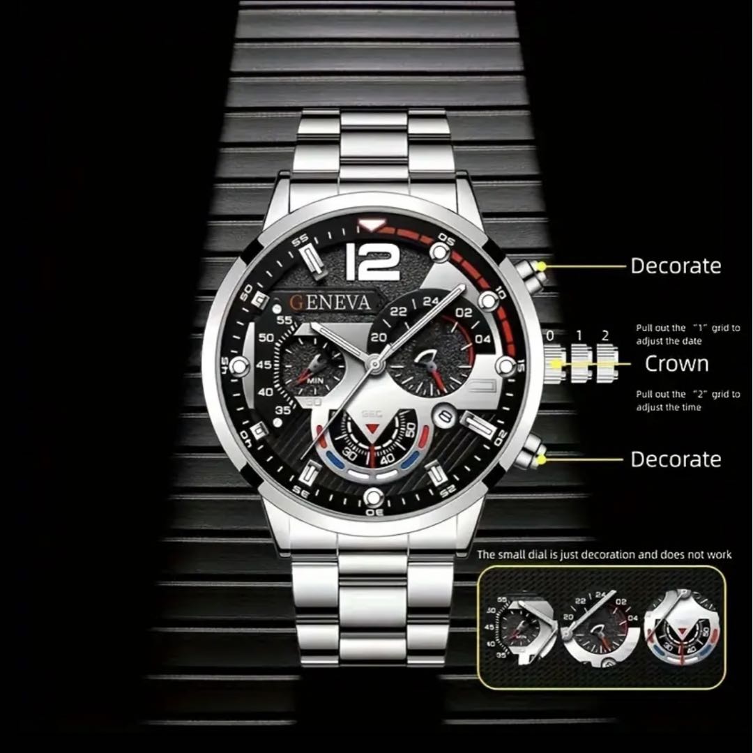 Geneva Analog Quartz Men