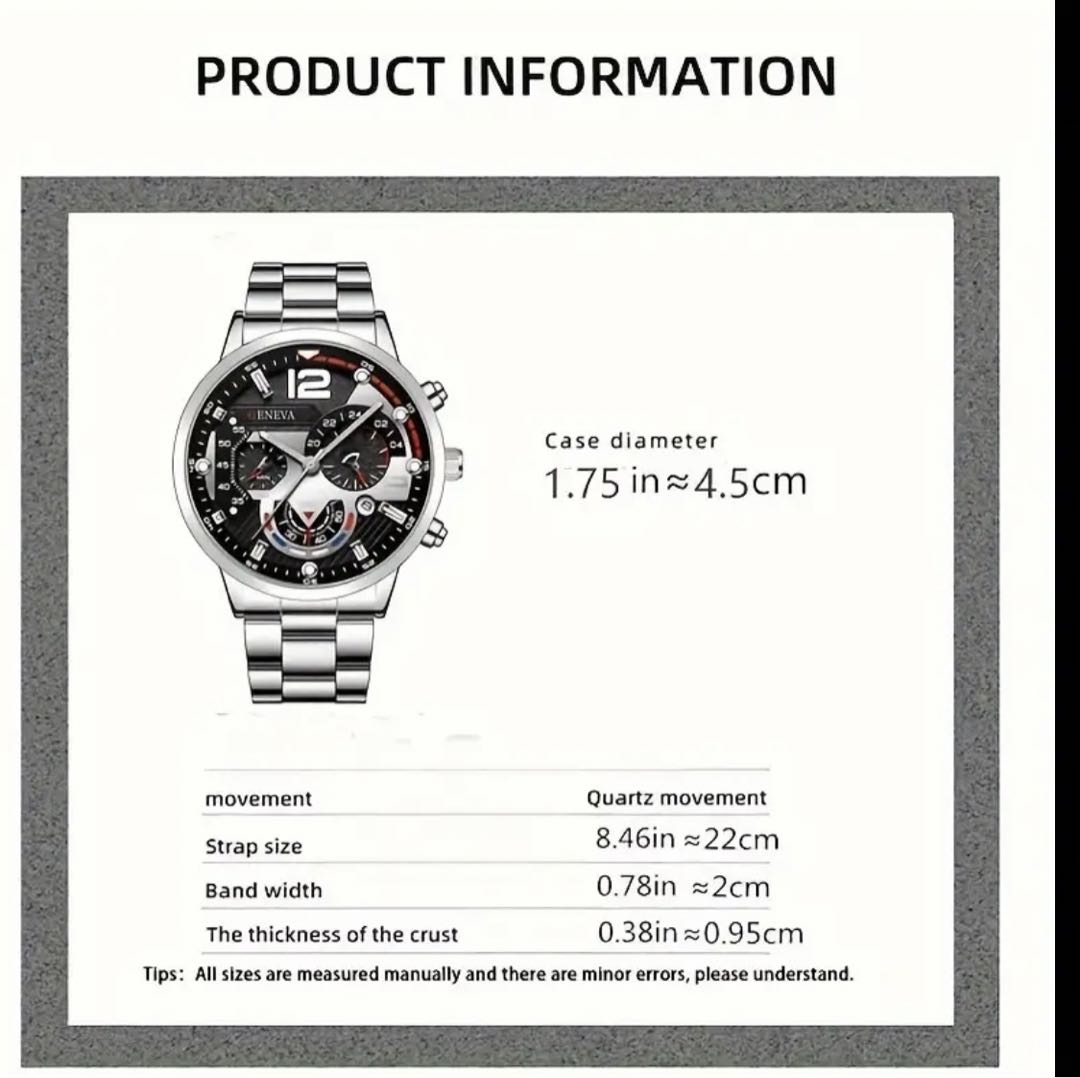 Geneva Analog Quartz Men