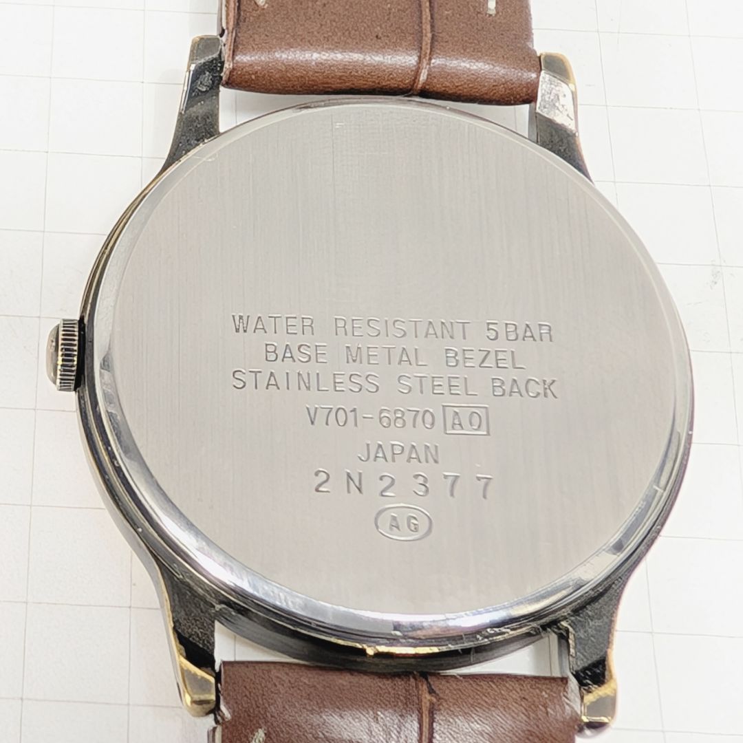 Seiko Alba Success SUCCESS Analog Quartz Men Battery & Band Replaced Working Item