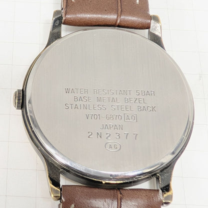 Seiko Alba Success SUCCESS Analog Quartz Men Battery & Band Replaced Working Item