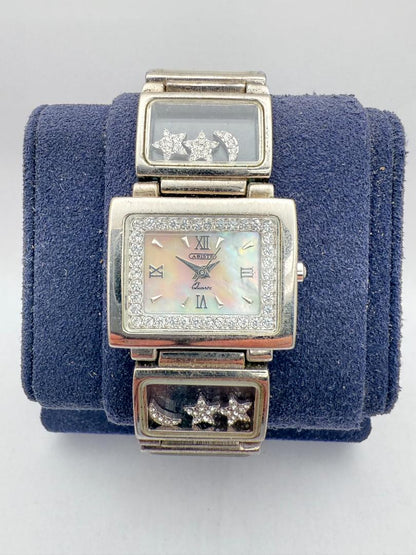 Abiste Analog Quartz Women Gemstone Accent Watch Women'S