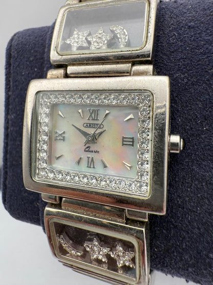 Abiste Analog Quartz Women Gemstone Accent Watch Women'S