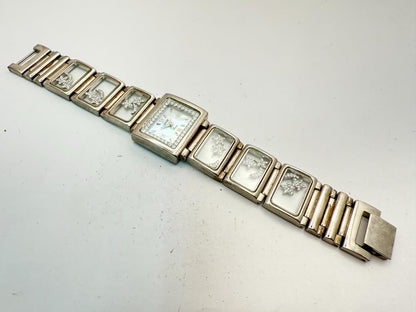 Abiste Analog Quartz Women Gemstone Accent Watch Women'S