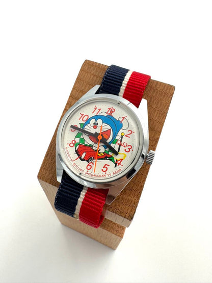 Citizen Q&Q Doraemon 6-122001-BT Analog Mechanical (Manual) Unisex Adults Vintage Character Manual Men'S Watch