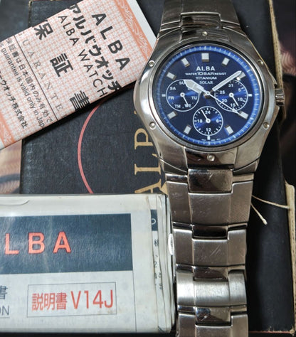 Seiko ALBA Analog Solar Men