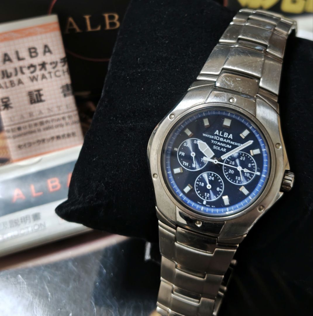 Seiko ALBA Analog Solar Men