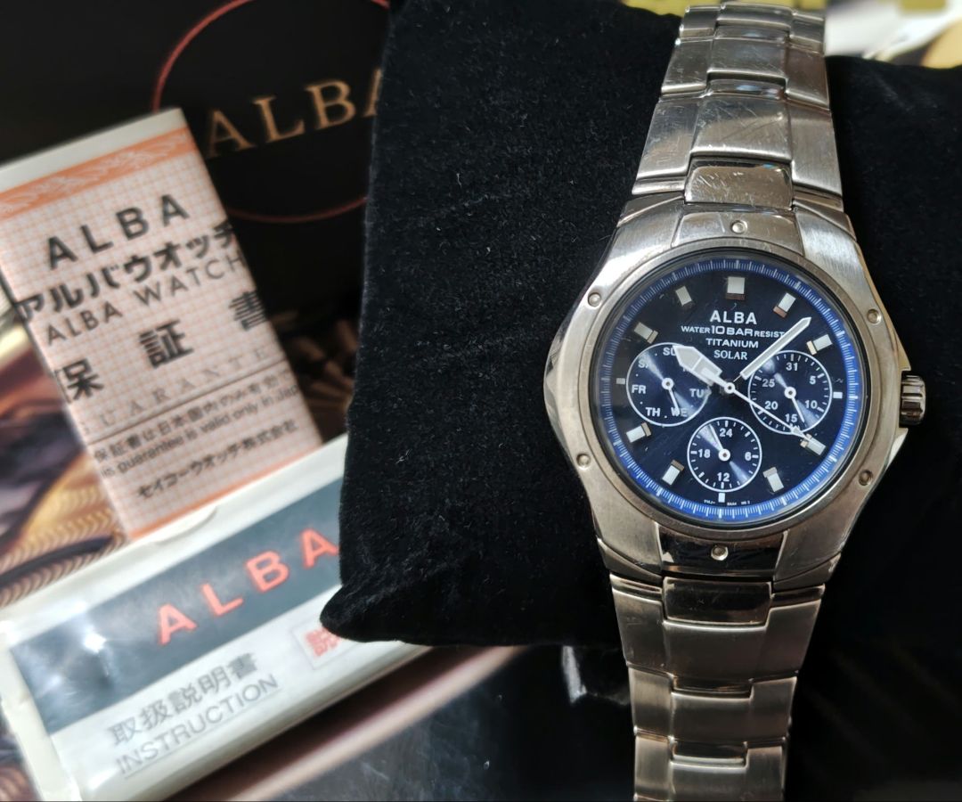 Seiko ALBA Analog Solar Men