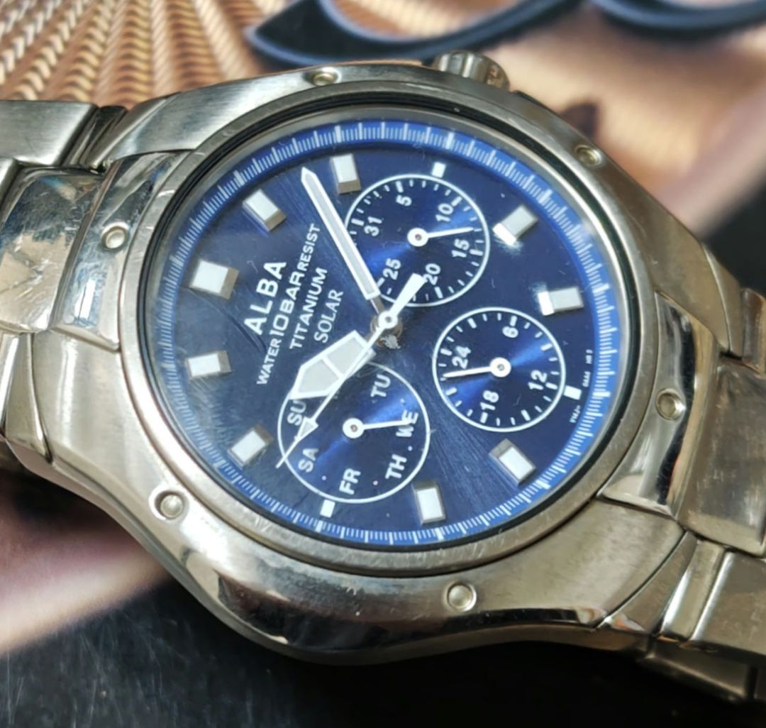 Seiko ALBA Analog Solar Men