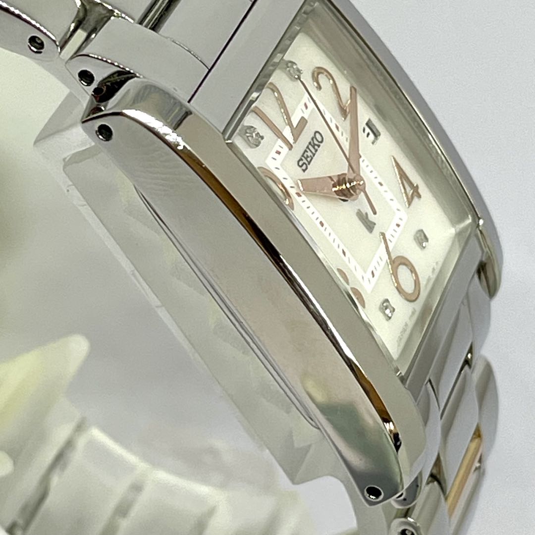 Seiko lk/lukia Analog Quartz Women Lukia Shell Dial Silver Women's Working Item